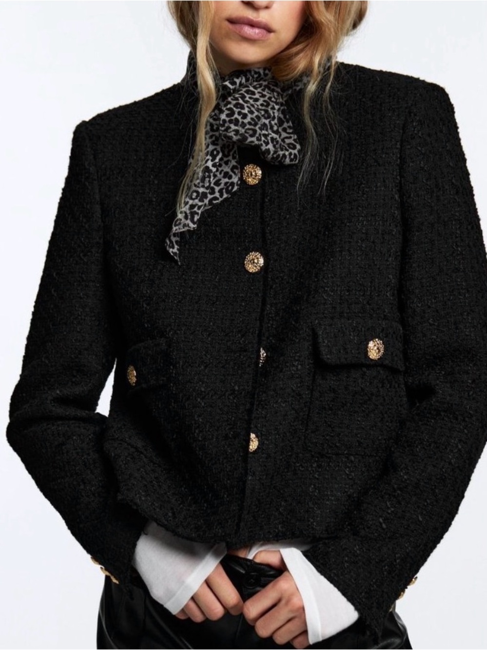Zara Structured Lined Blazer